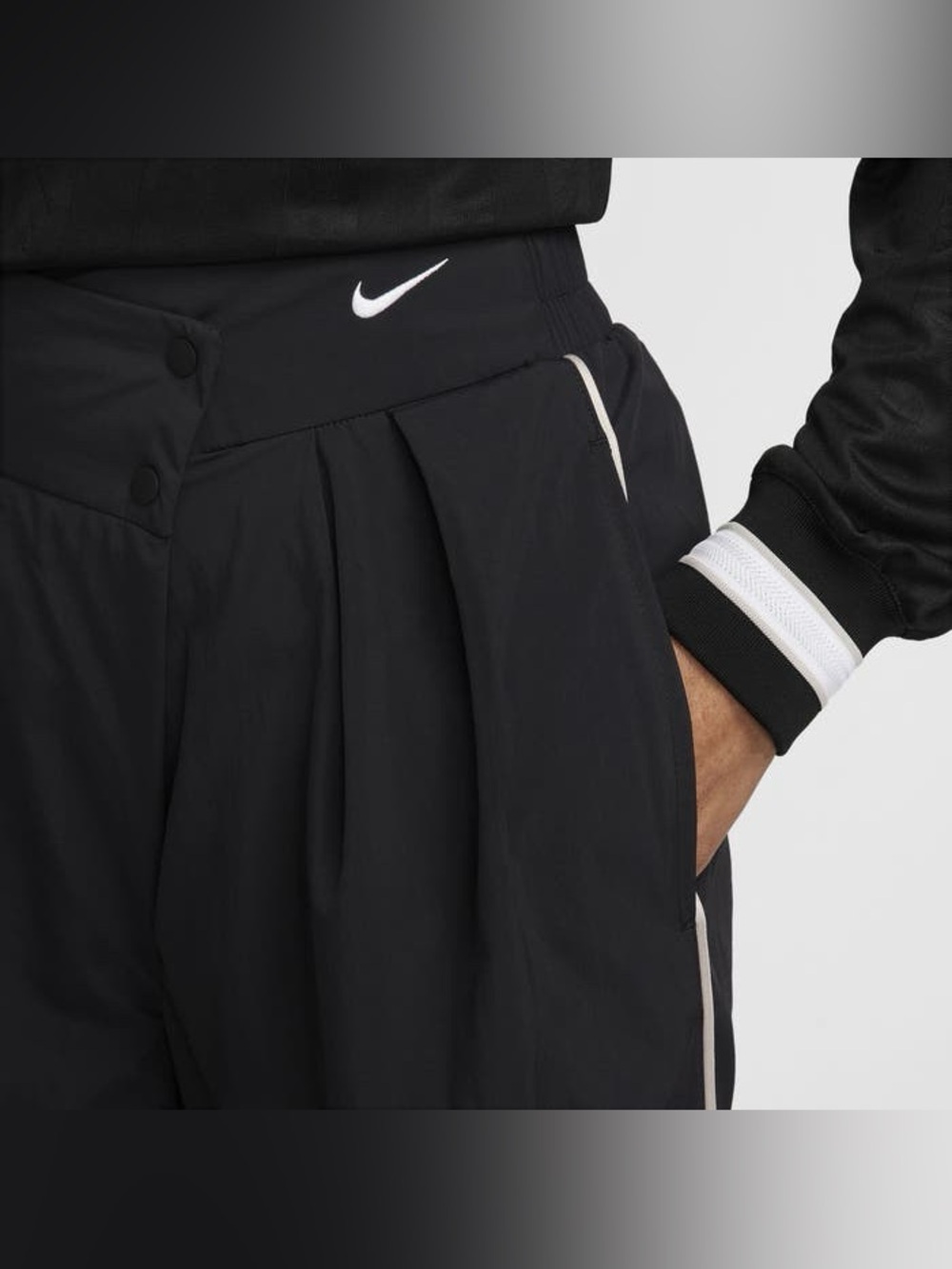NIKE Asymmetric Waist Water Repellent Pants - Picture 2 of 16